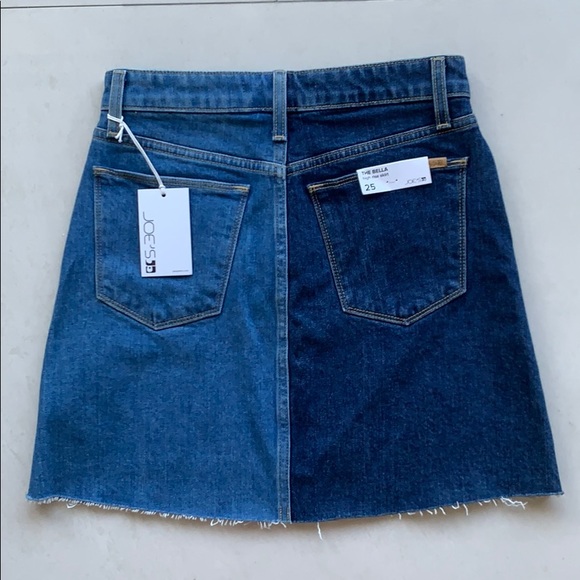 Joe’s Jeans ‘The Bella’ High Rise Denim Skirt - Picture 2 of 5